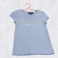 【美品】POLO RALPH LAUREN　半袖Tシャツ　花柄ロゴ　6／120