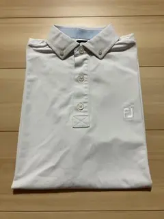 footjoy 白無地 Lサイズ ストレッチ素材 ボタンダウン仕様のサムネイル