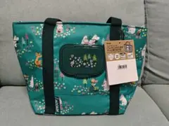 【新品未使用】ムーミン　保冷バック　ウェットティッシュポケット付　ランチバッグのサムネイル