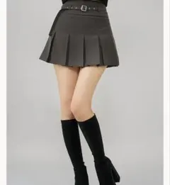 Darich セミワイドプリーツテーラードミニスカート