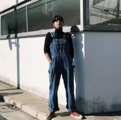 美品✨ HOLIDAY ホリデイ サロペット オーバーオール 濃紺 日本製 2025年最新】holiday レディース サロペット・オーバーオール