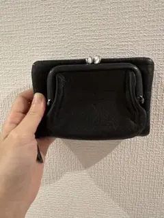 【極美品✨】イアパピヨネ　ear PAPILLONNER がま口　長財布　本革 ear PAPILLONNER 財布 「WEB限定」牛革がま口折り財布