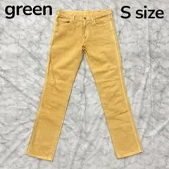 【希少】green グリーン HYKE ワークパンツ ストレート ベージュ Sのサムネイル