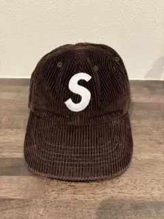 supreme Corduroy S Logo 6 Panel ダークブラウン