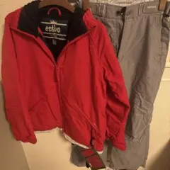 【美品】estivo スキーウェア 赤