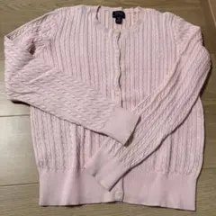 【人気】ポロ ラルフローレン ケーブルニット カーディガン ピンク
