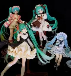 【美品】初音ミク フィギュア 4体セット（AMP+／ぬーどるストッパー他）