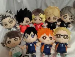 ハイキュー!! ぬいぐるみ ９体セット（烏野・音駒・青城・梟谷・稲荷崎）