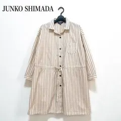 PART2 ジュンコシマダ ストライプチュニックシャツ オープンカラーのサムネイル