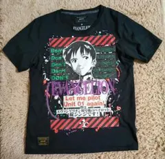 エヴァンゲリオン 碇シンジ Tシャツ ブラックのサムネイル