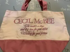 CECIL McBEE トートバッグ ピンクのサムネイル
