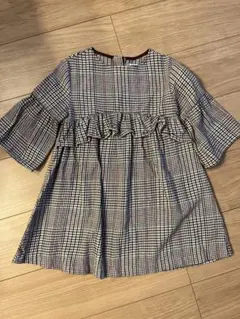 ZARA kids チェックワンピース
