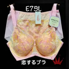 E75L トリンプ 着けこごちラクちん 恋するブラ ホリーホック セットPink