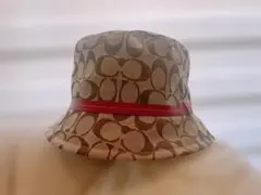 GUCCI バケットハット 帽子 Mサイズ キャスケット ロゴ 折り畳み