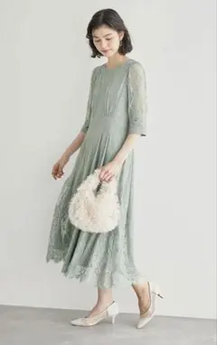Mon E'toile レースタックDRESS ROPE' PICNIC