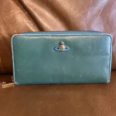 ヴィヴィアンウエストウッド　緑　長財布