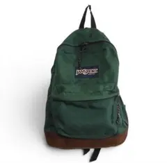 JANSPORT 90s LEATHER GREEN ⚡️24時間限定値下げ⚡️