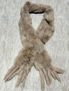 マフラー ベージュ