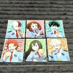 僕のヒーローアカデミア　オリジナルステッカー全6種類　セブンイレブン