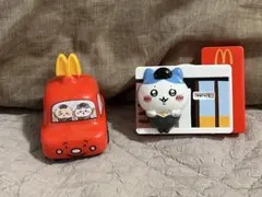 ちいかわ×ハッピーセット ハチワレのカレンダー&ラッコのドライブころころメジャー