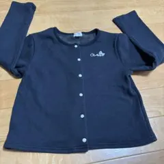 マザウェイズ黒 ボタン付きカーディガン 150