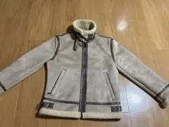 ZARA ムートンジャケット ボアジャケット フェイクムートン ベージュ