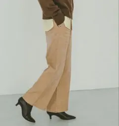 グローバルワークGOODデニムカラーイージーパンツ