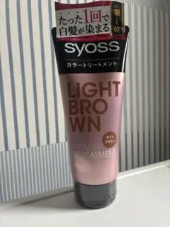 “미개봉 신제품” Syoss 컬러 트리트먼트 라이트 브라운 그레이 헤어 염료