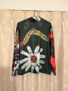 美品☆オレボレブラカラフルイラストロングワンピース - メルカリ
