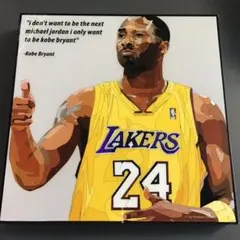 新品　コービー　ブライアント　ポップアートパネル　バスケ　⑴
