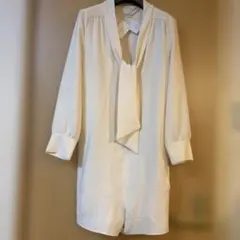 新品未使用　SLOBE IENAスローブイエナ　長袖ブラウス　アイボリー