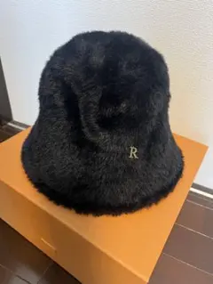 リランドチュール　ブラックファーバケットハット