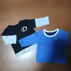 ベビー服 長袖Tシャツ 80cm 2枚セット