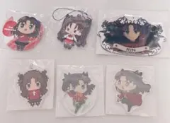 fate 遠坂凛　缶バッジ　アクリルキーホルダー　ラバスト　まとめ