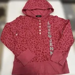 sisterJenni / レオパード柄 フード付きパーカー