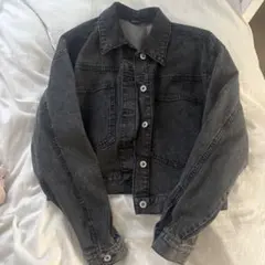avail shoko デニムショートジャケット　黒