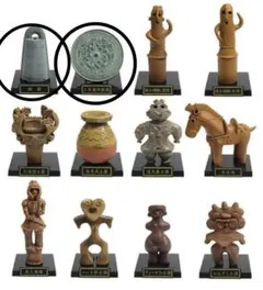 埴輪と土偶＋土器&青銅器　ガチャガチャ　2セット
