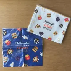 新品★マクドナルド2025 福袋BEAMS DESIGNポーチ&クリーナークロス