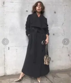 極美品【Ameri アメリヴィンテージ 】24AW上質ロングコート 2025年最新】Ameri VINTAGE レディース ロングコートの人気アイテム