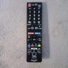 SHARP AQUOS テレビ用リモコン GB374SB 本体のサムネイル