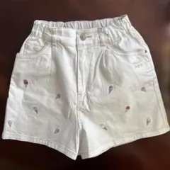 メゾピアノ　ジュニア　アイスクリーム柄ショートパンツ150cm Mサイズのサムネイル