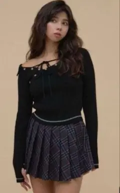 andmary Anita button knit tops