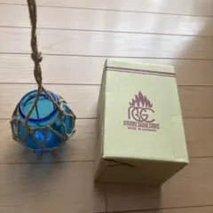 沖縄製 青いガラス 琉球ガラス