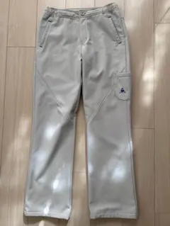 ルコックスポルティフ　レディースゴルフパンツ　中ボア暖かパンツ　ホワイトグレーM