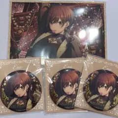 プロセカ 東雲絵名 はぴこれ 缶バッジ アクリル色紙