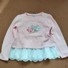 ミキハウス トレーナー 110 ピンク