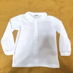 familiar 長袖シャツ 100cm ホワイト　綿100%