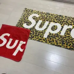Supreme タオル 2点セット‼️レオパード‼️レッド‼️オールド！のサムネイル