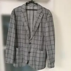 夏 ジャケット JOSEPH ABBOUD グレー テーラードジャケット Lのサムネイル