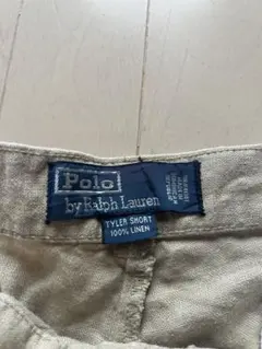 90s ドミニカ製　ラルフローレン　リネンショーツ